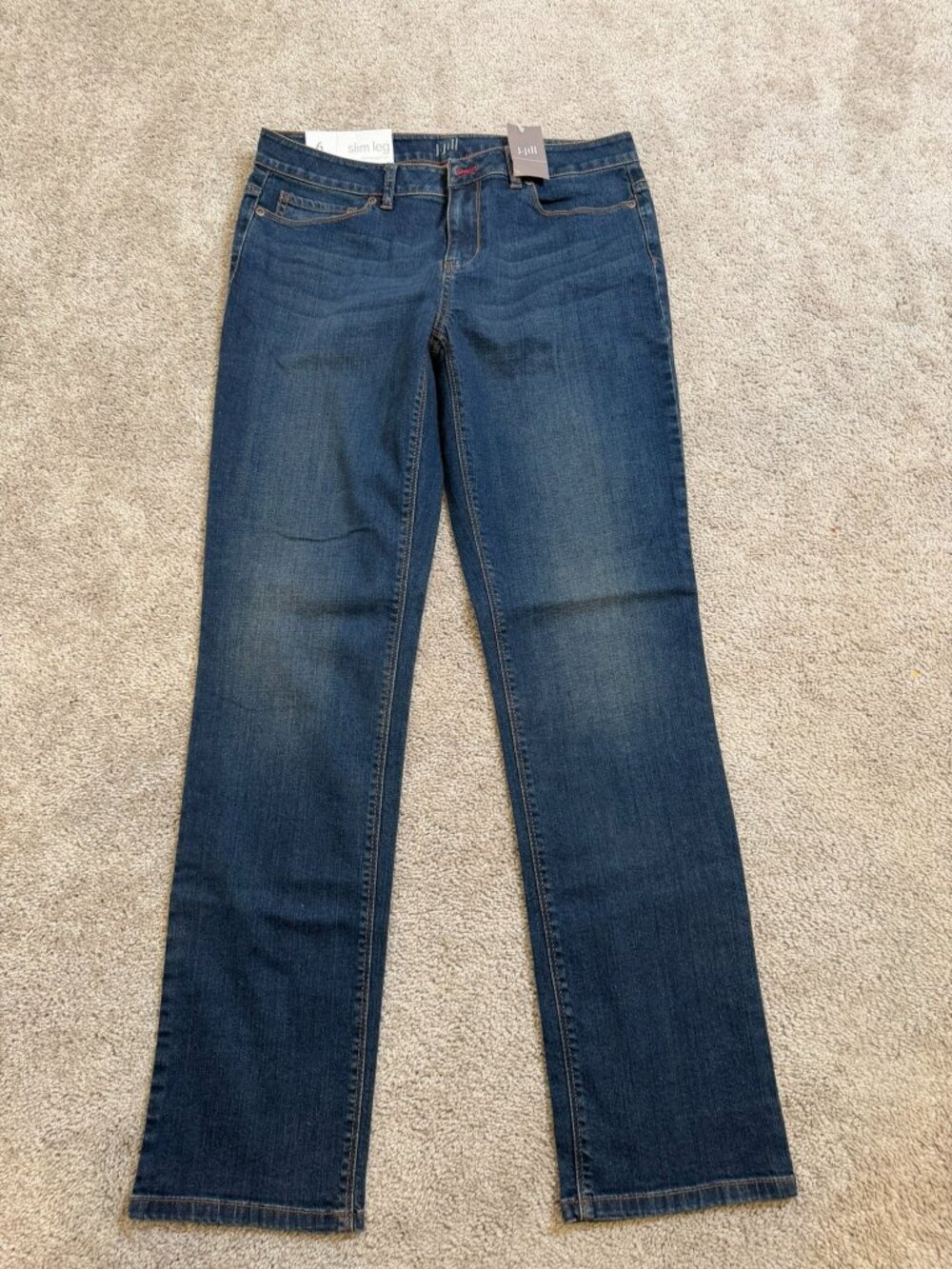 J.Jill Slim Leg Authentic Fit Jeans | Size 6 | NWT